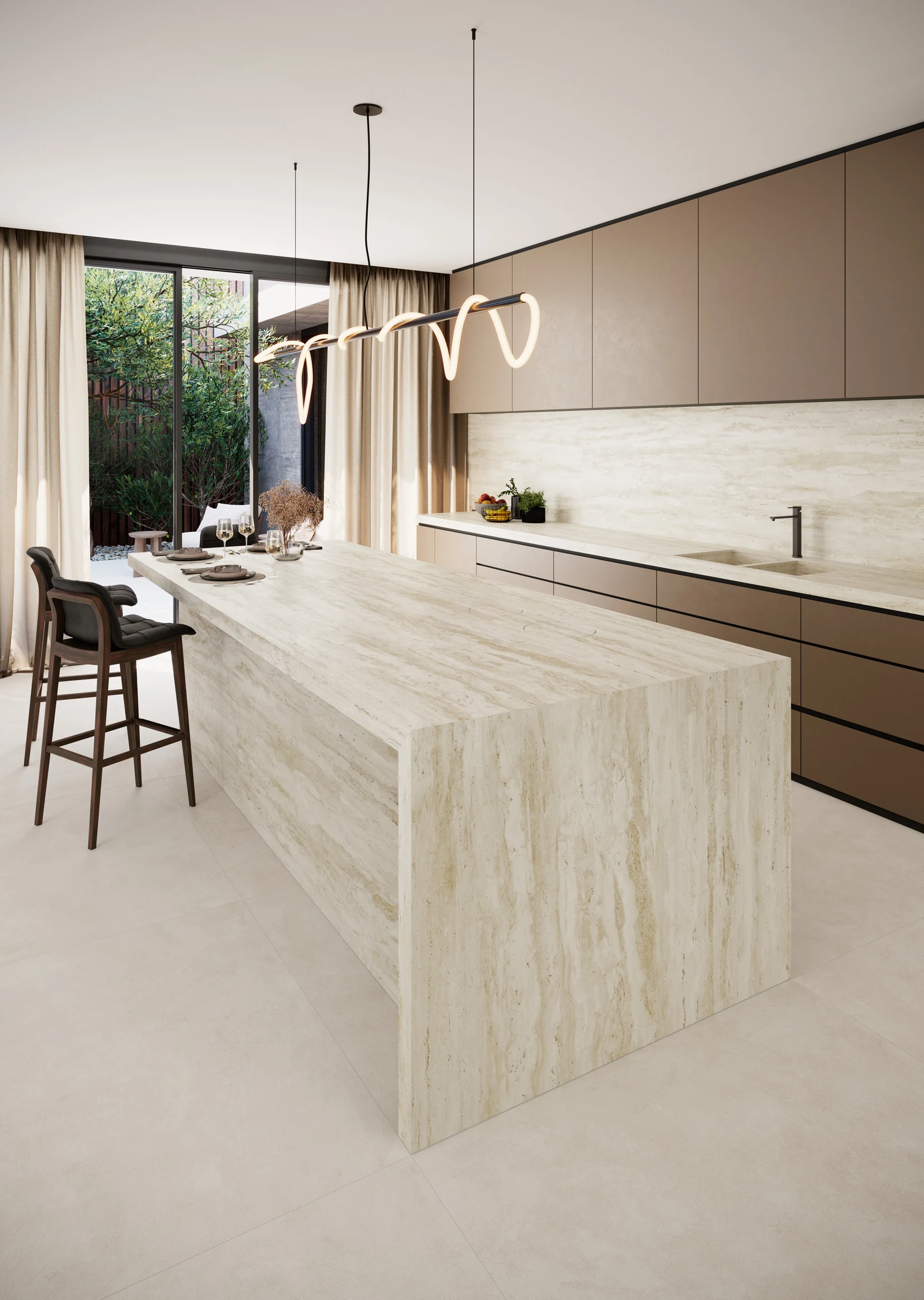 TRAVERTINO IVORY — התקנה 2